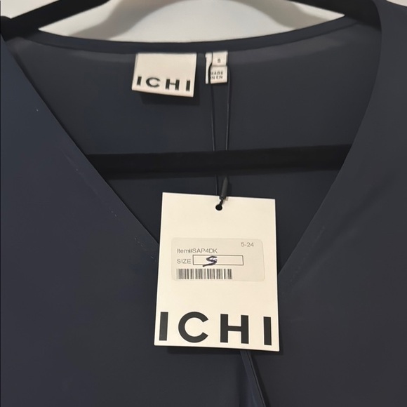 ICHI Navy Women's Dress - Picture 3 of 3